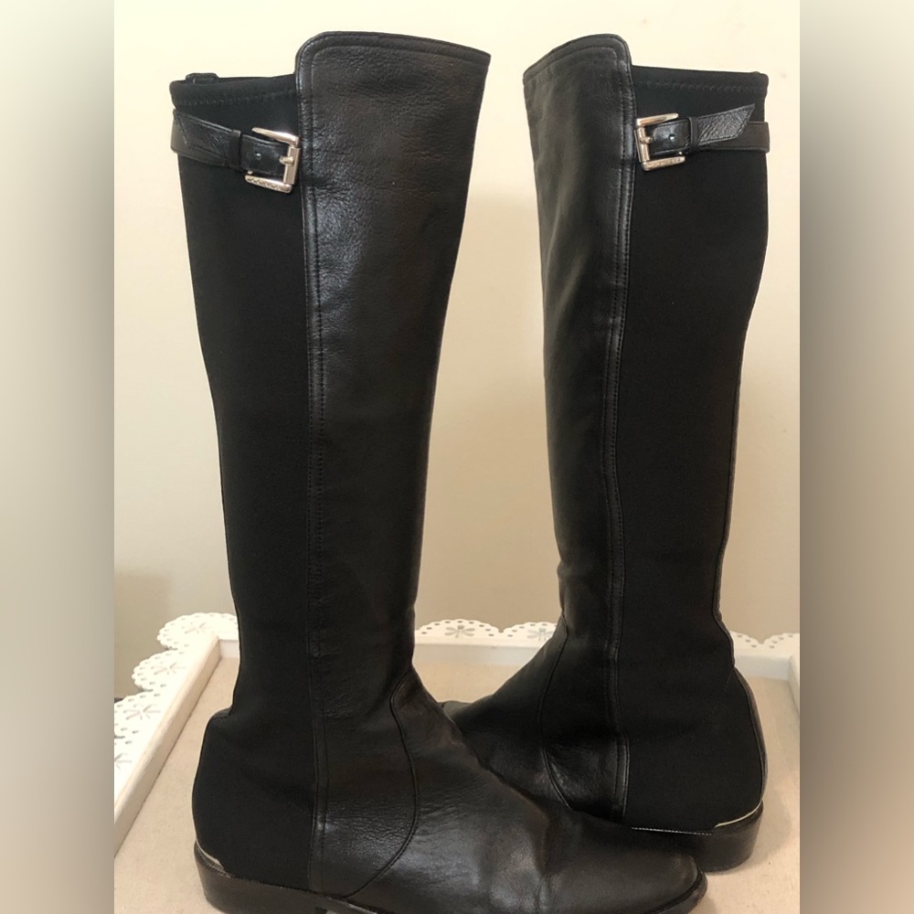 Coach Boots , Black Knee High , Lilac, Woman’s Size 8 - Picture 4 of 16